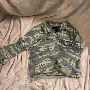 cropped camp jacket